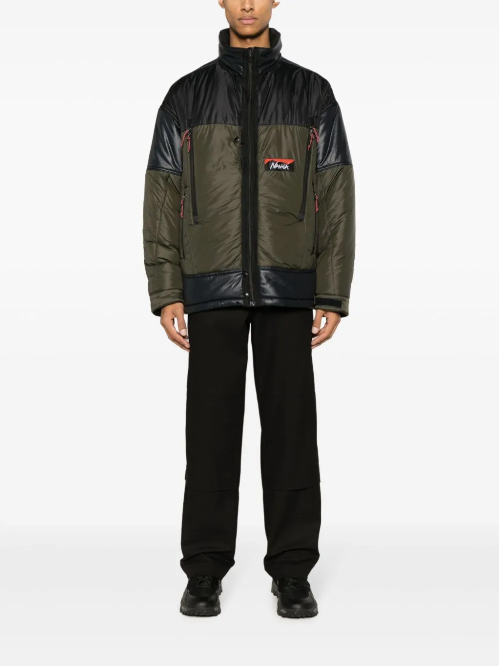 Nylon short down jacket