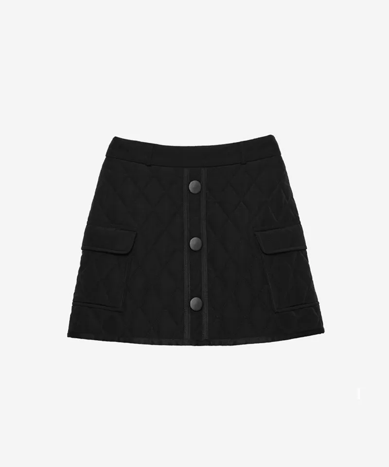 OBER Golf Diamond Quilting Padding Skirt Set