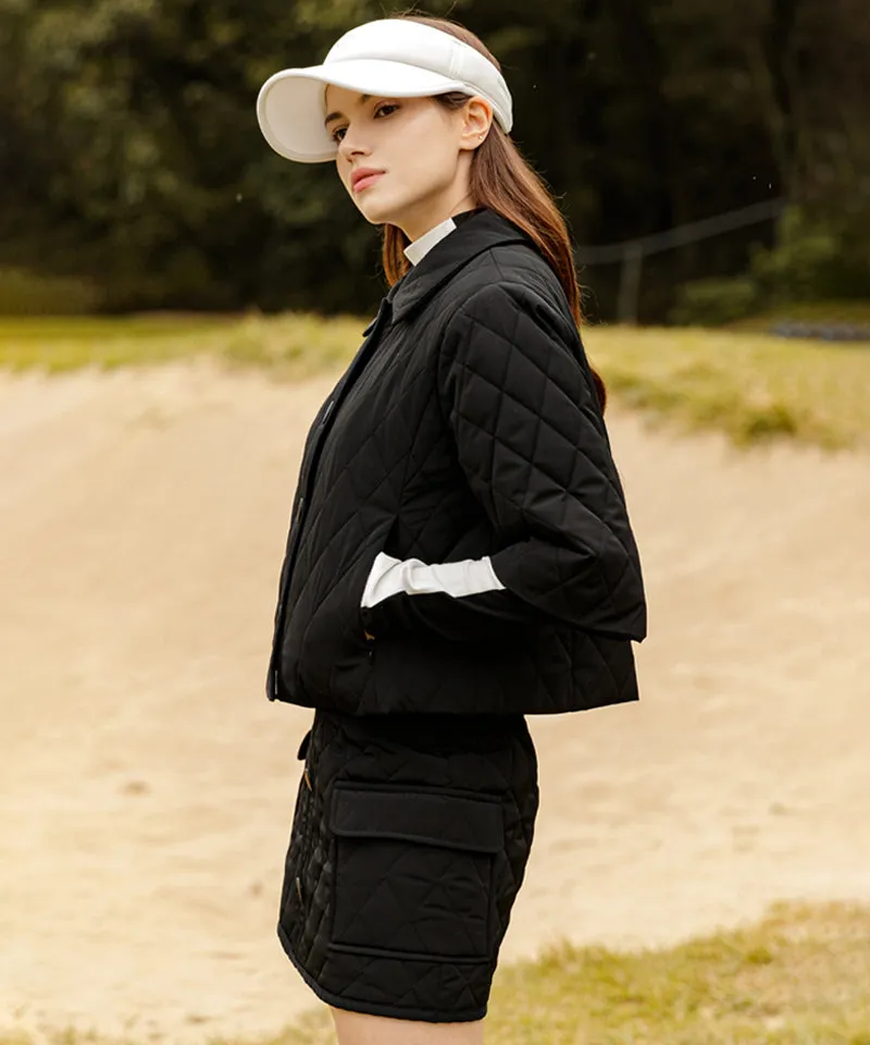 OBER Golf Diamond Quilting Padding Skirt Set