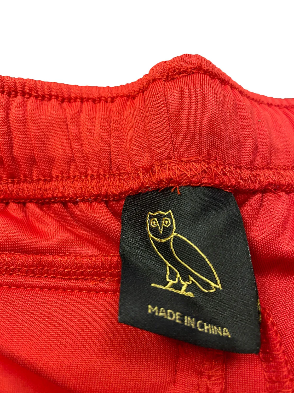 OCTOBERS VERY OWN OVO Men's Red Classic Track Pants S19-KB-027-RD NWT