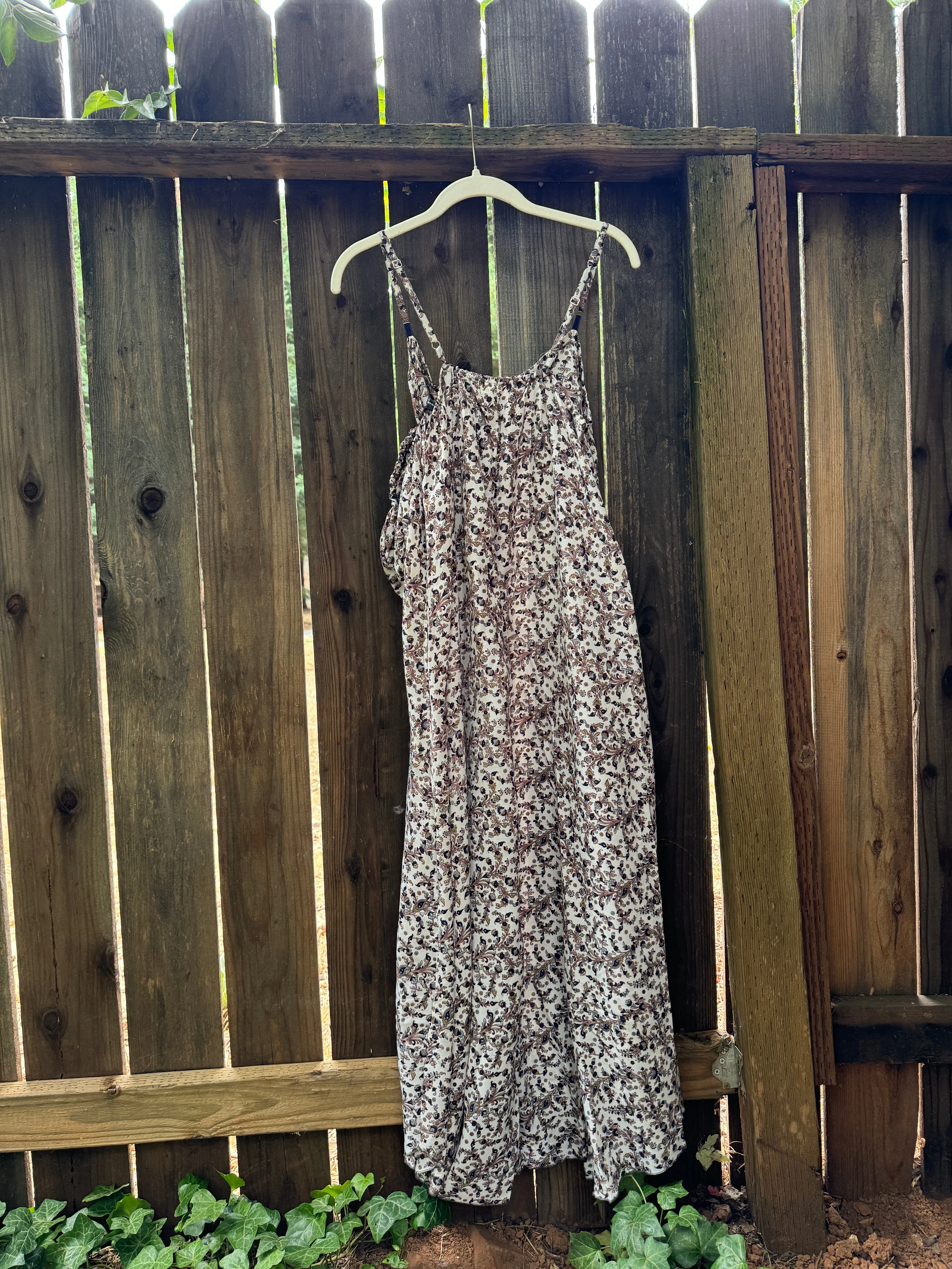 Oracle Dress - L - White Garden