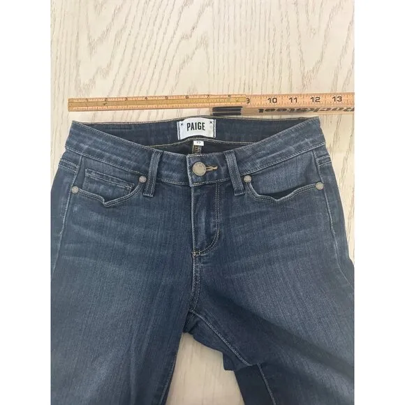 Paige Original Women's Verdigo Ankle Blue Jeans Size 25