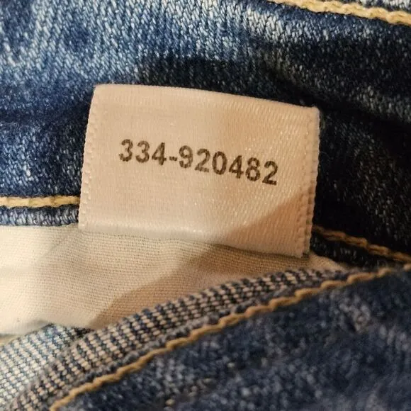 PAIGE Super Wide Leg High Rise Jeans, 90's Inspired Grunge, Size 29 / 8, GUC