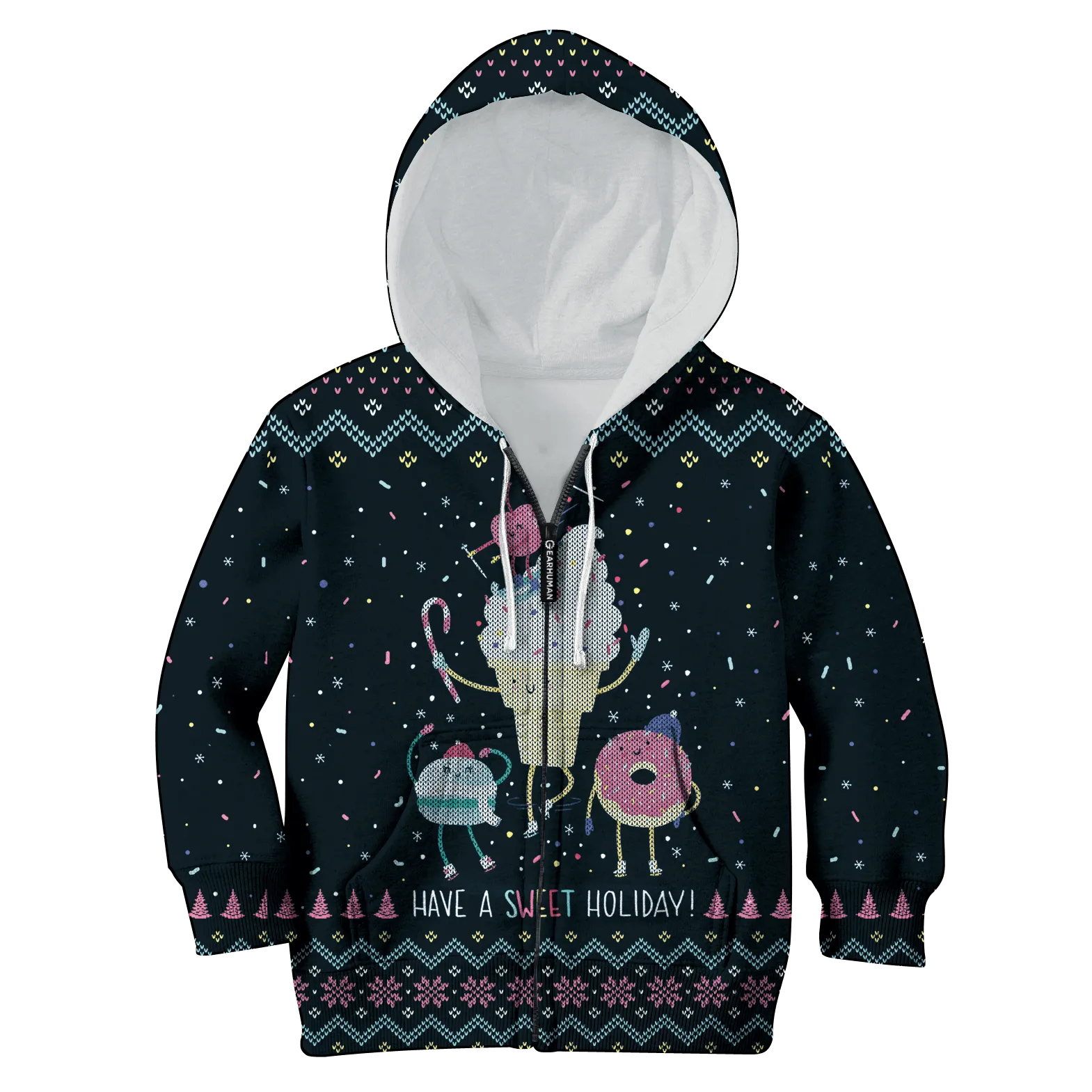 Pastry Have A Sweet Holiday Custom Cosplay Kid Hoodie