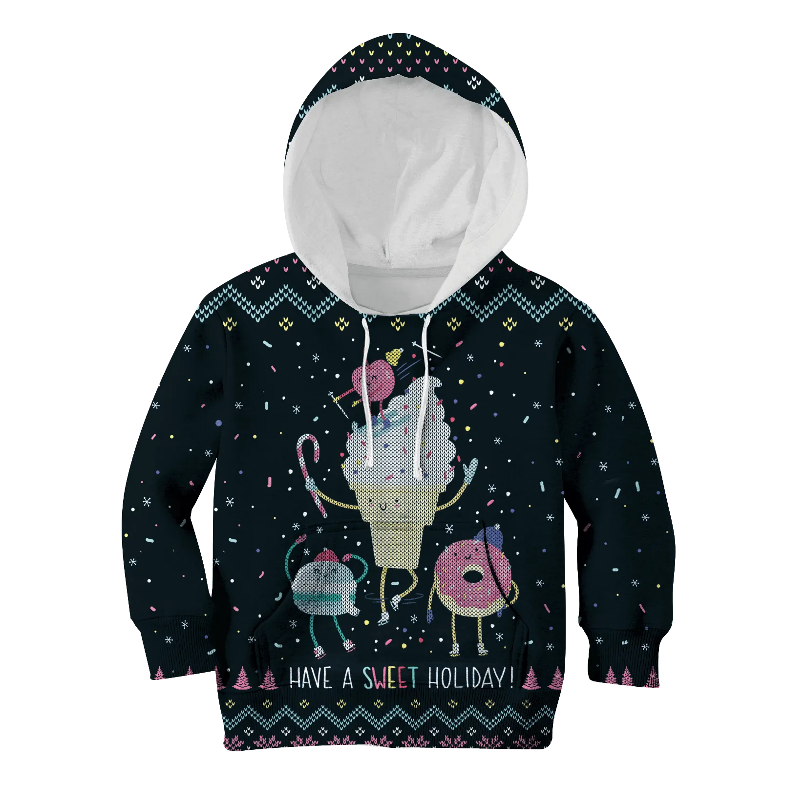 Pastry Have A Sweet Holiday Custom Cosplay Kid Hoodie