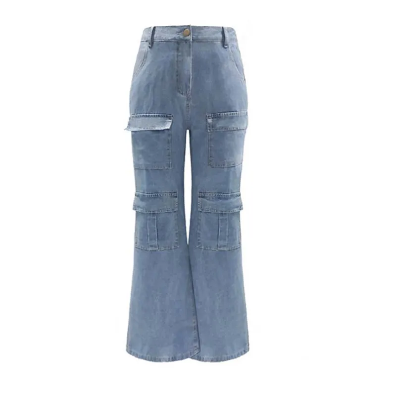 Patch Pocket Y2K Baggy Cargo Jeans