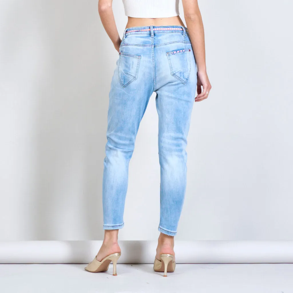 Patched Jeans Light