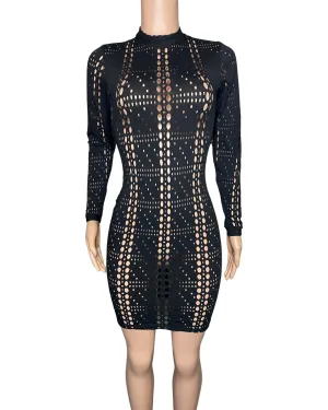 Peek A Boo mini dress