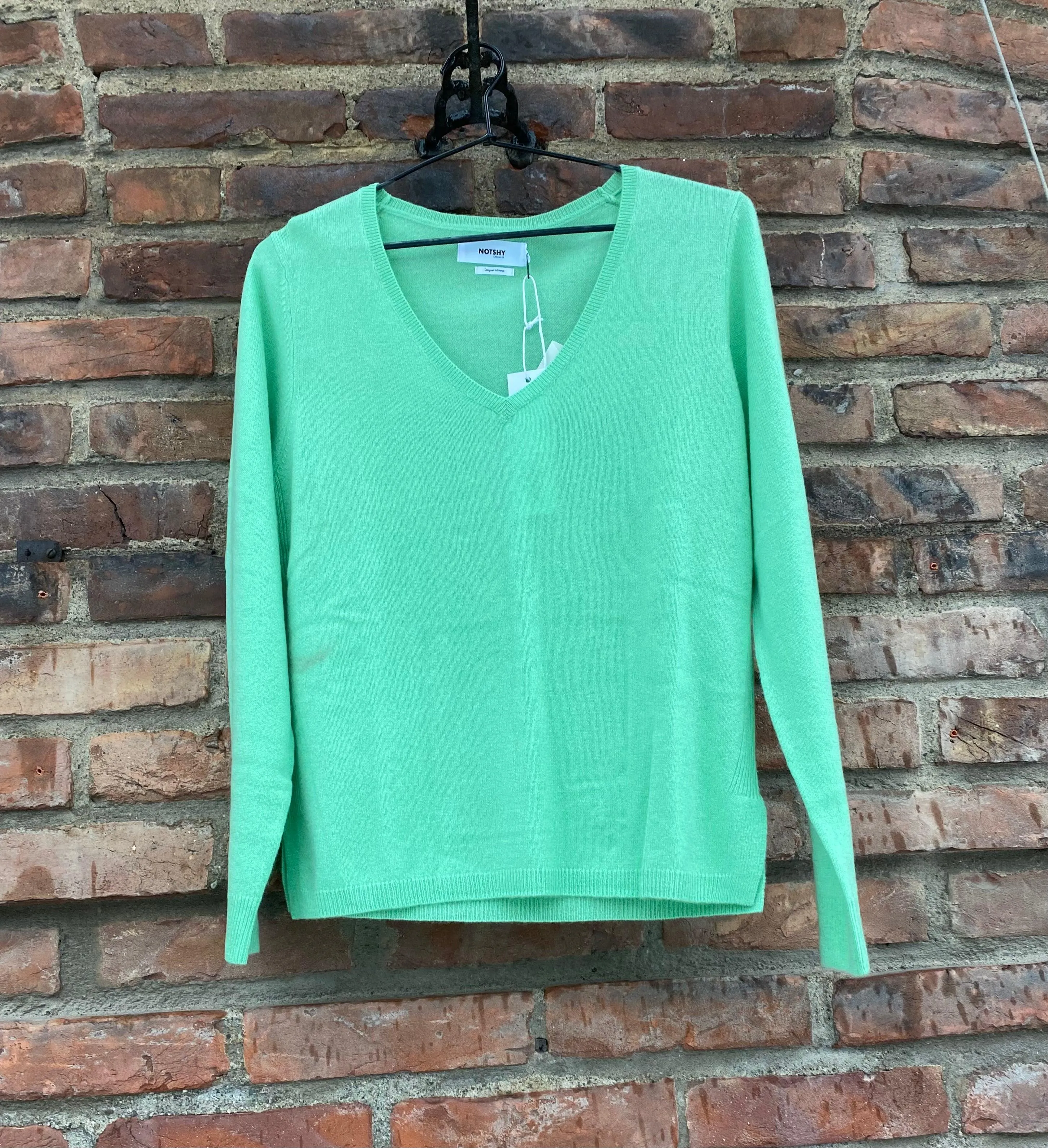 Penelope Cashmere Jumper Acid Green