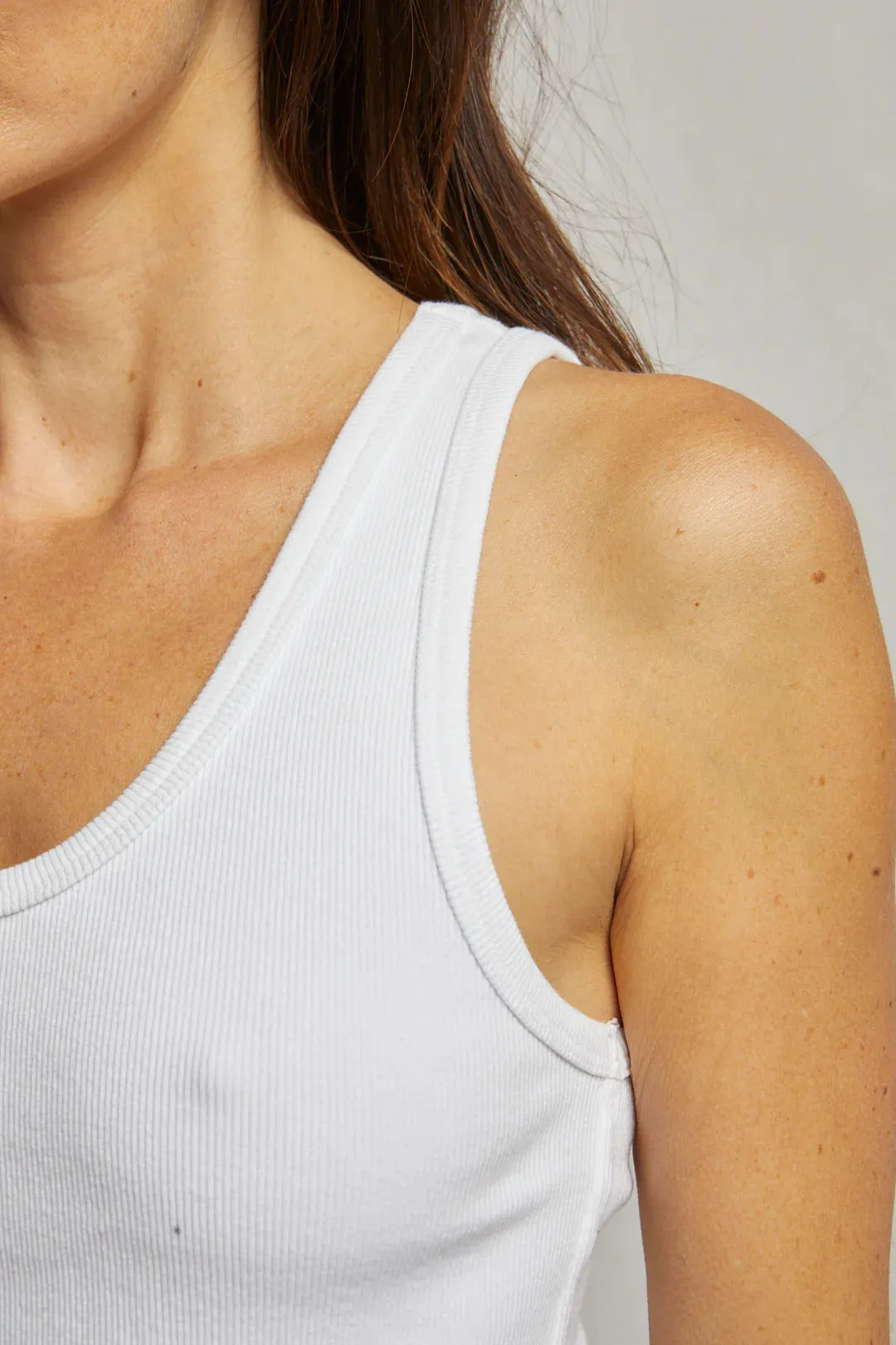 Perfect White Tee - Blondie Tank - White