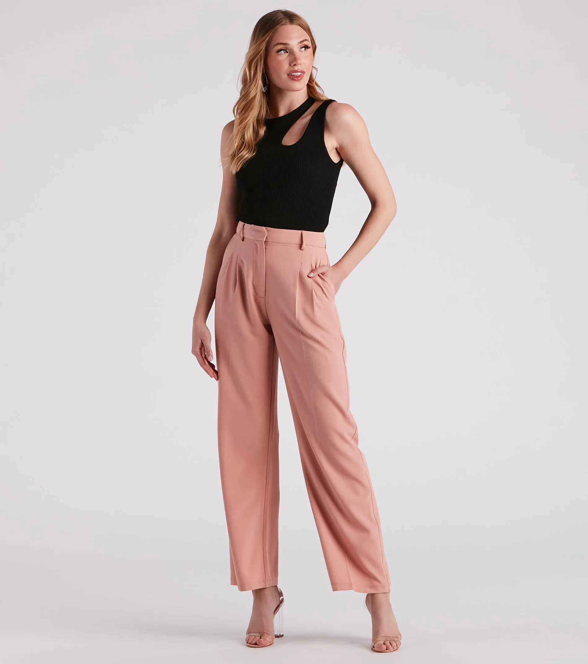 Piece Of Me Cutout Rib Knit Crop Top