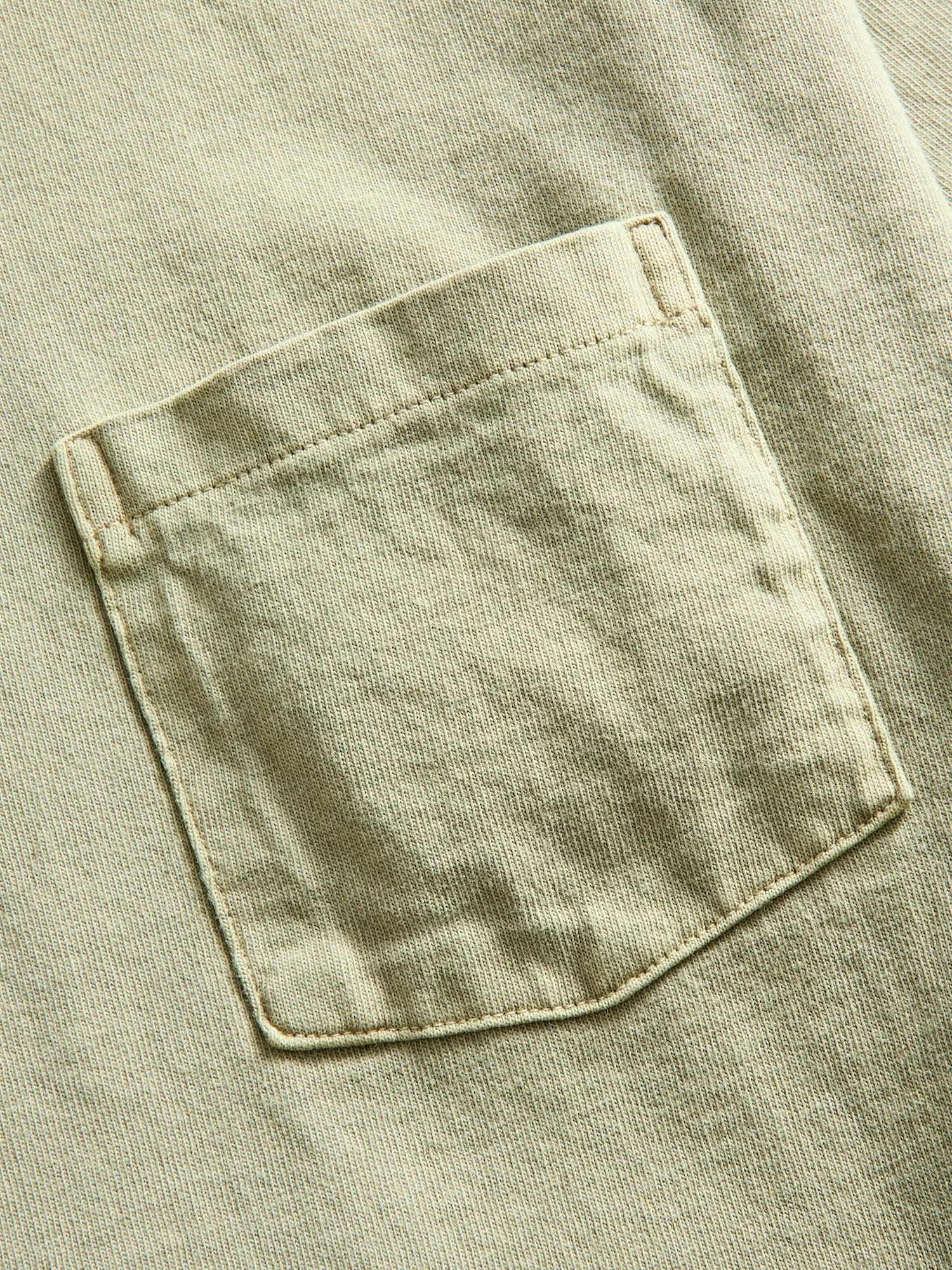 Pigment Dyed Pocket Tee in Dusty Zeder