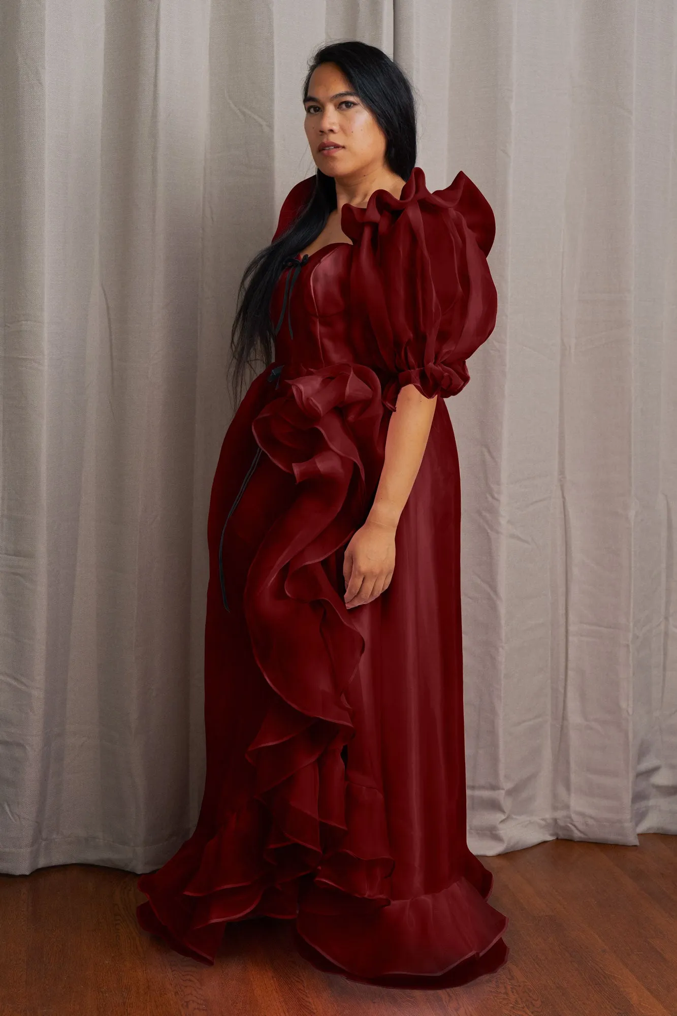 Pillow Dream Blood Red Tulle Dress