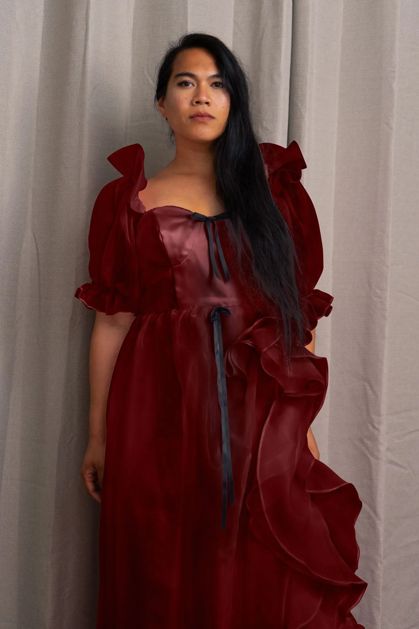 Pillow Dream Blood Red Tulle Dress
