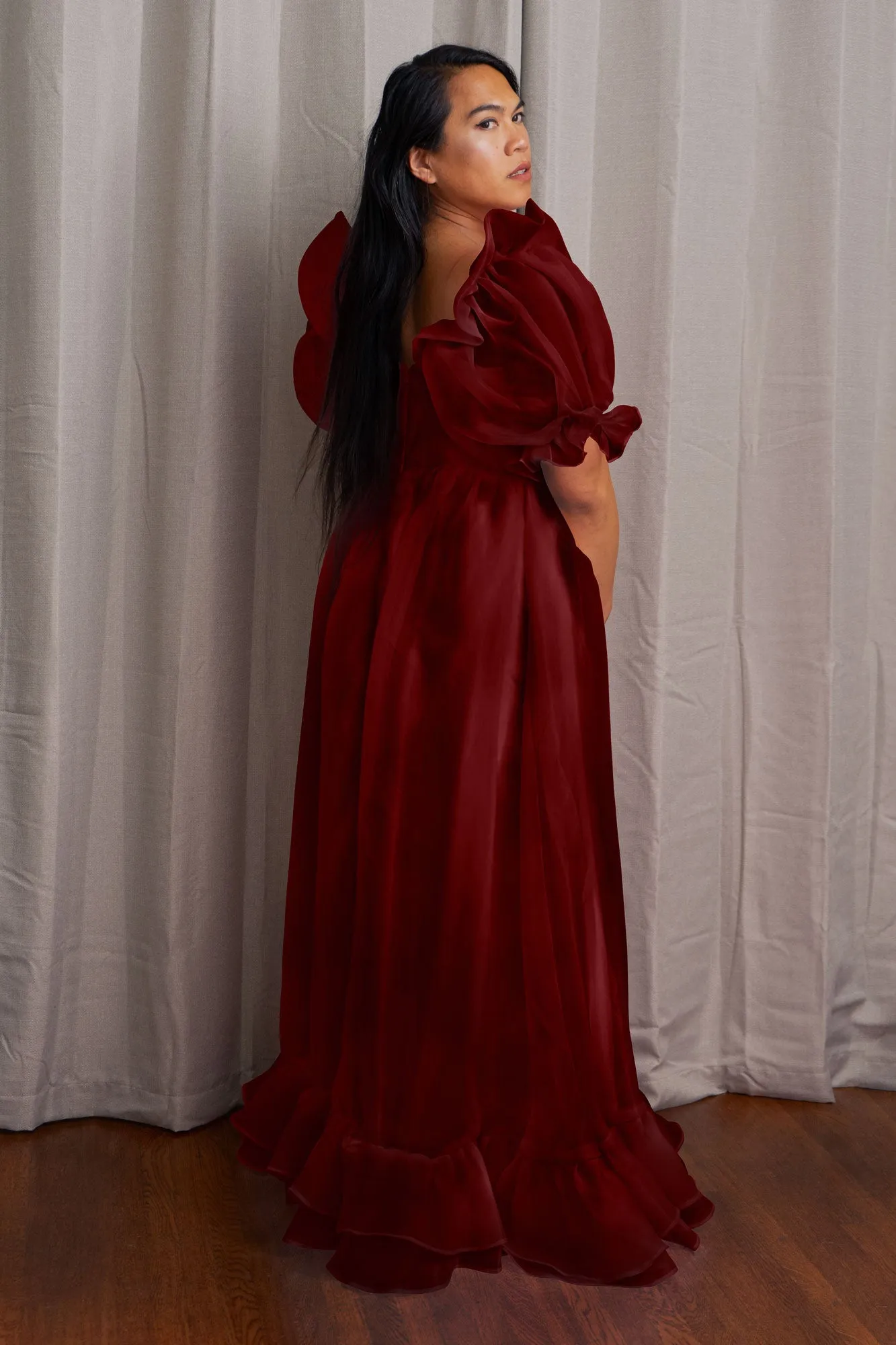 Pillow Dream Blood Red Tulle Dress