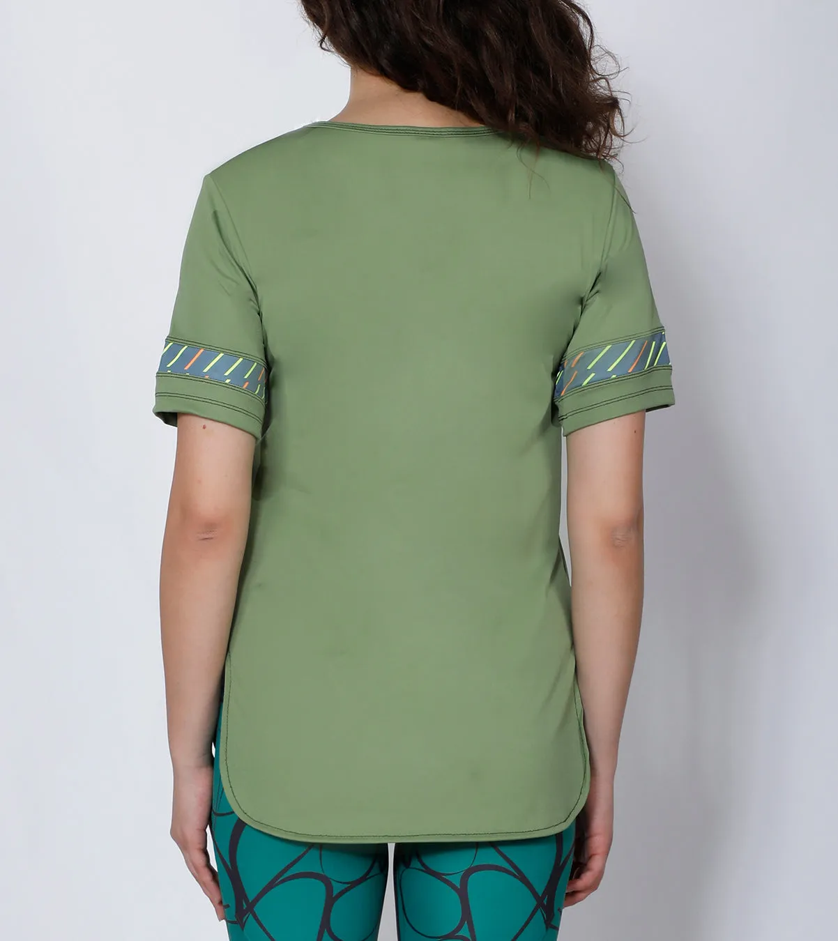 Pista Green Long T-Shirt