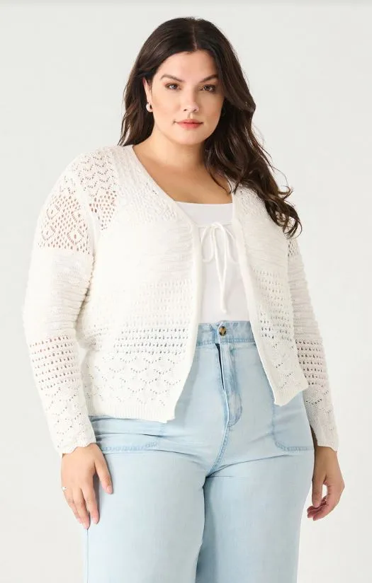 Pointelle Cardi