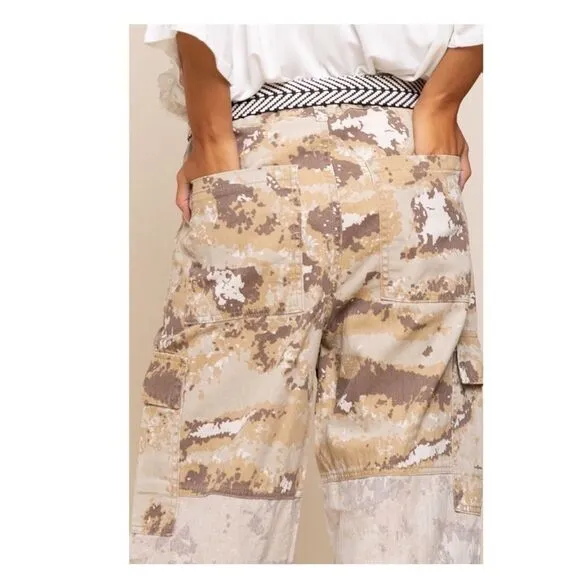 𝅺pol Cotton Vintage Camo Jeans
