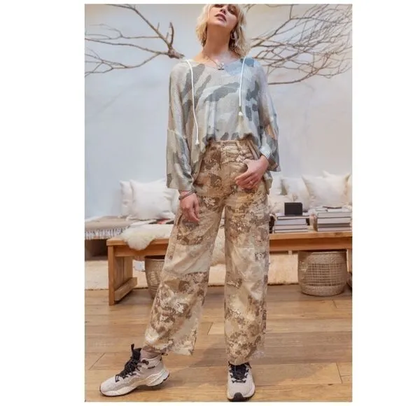 𝅺pol Cotton Vintage Camo Jeans
