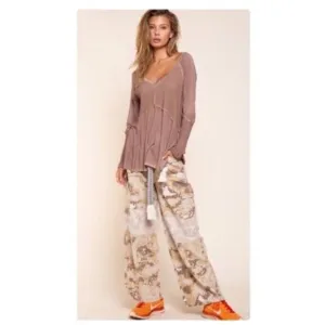𝅺pol Cotton Vintage Camo Jeans