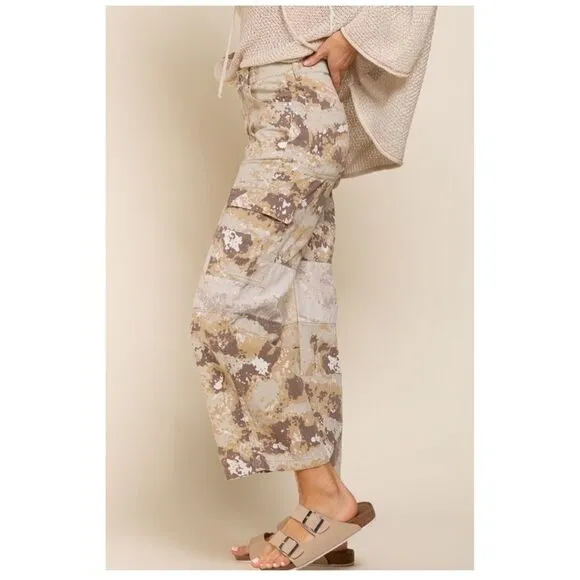 𝅺pol Cotton Vintage Camo Jeans