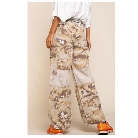 𝅺pol Cotton Vintage Camo Jeans