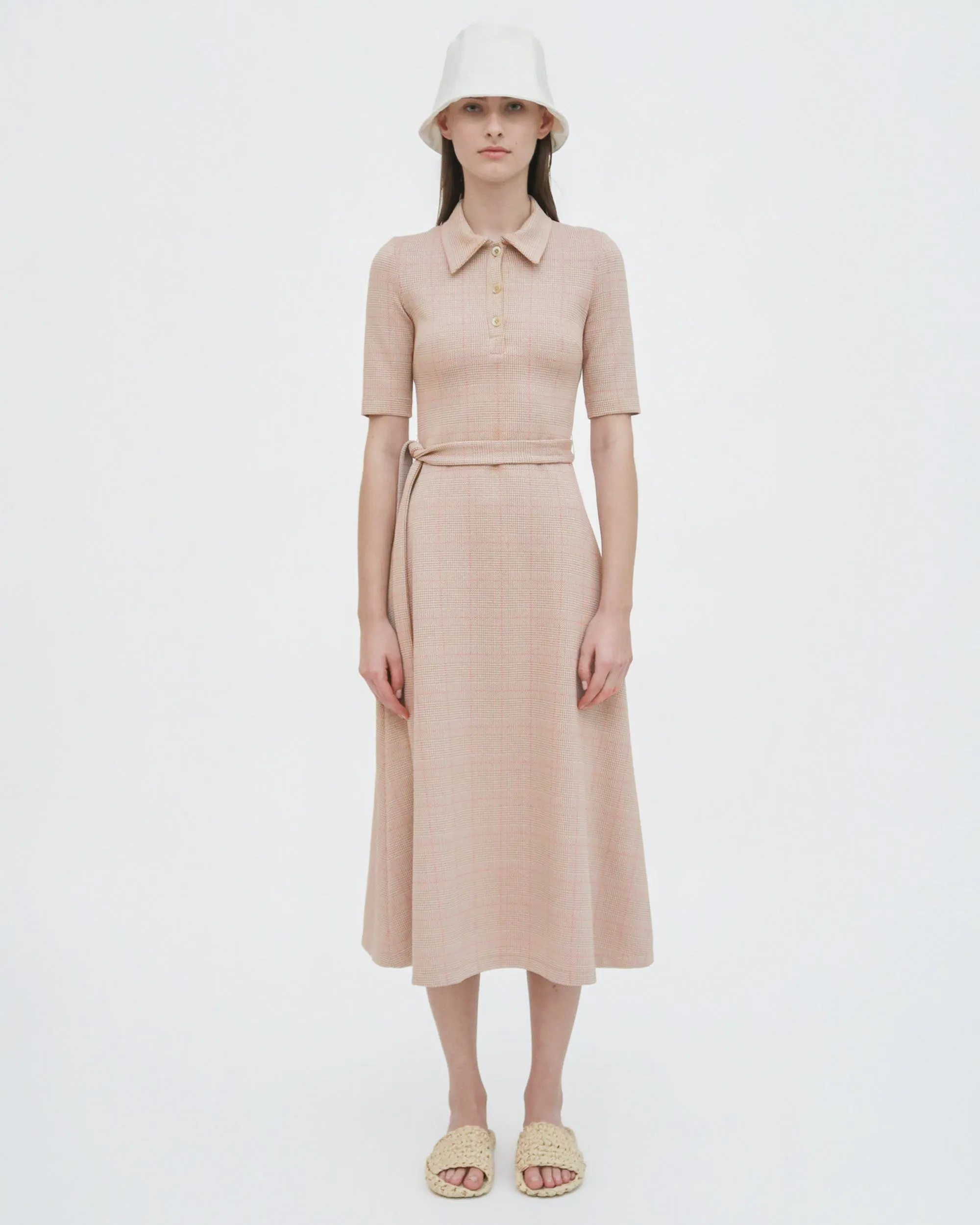 POLO DRESS - PLAID