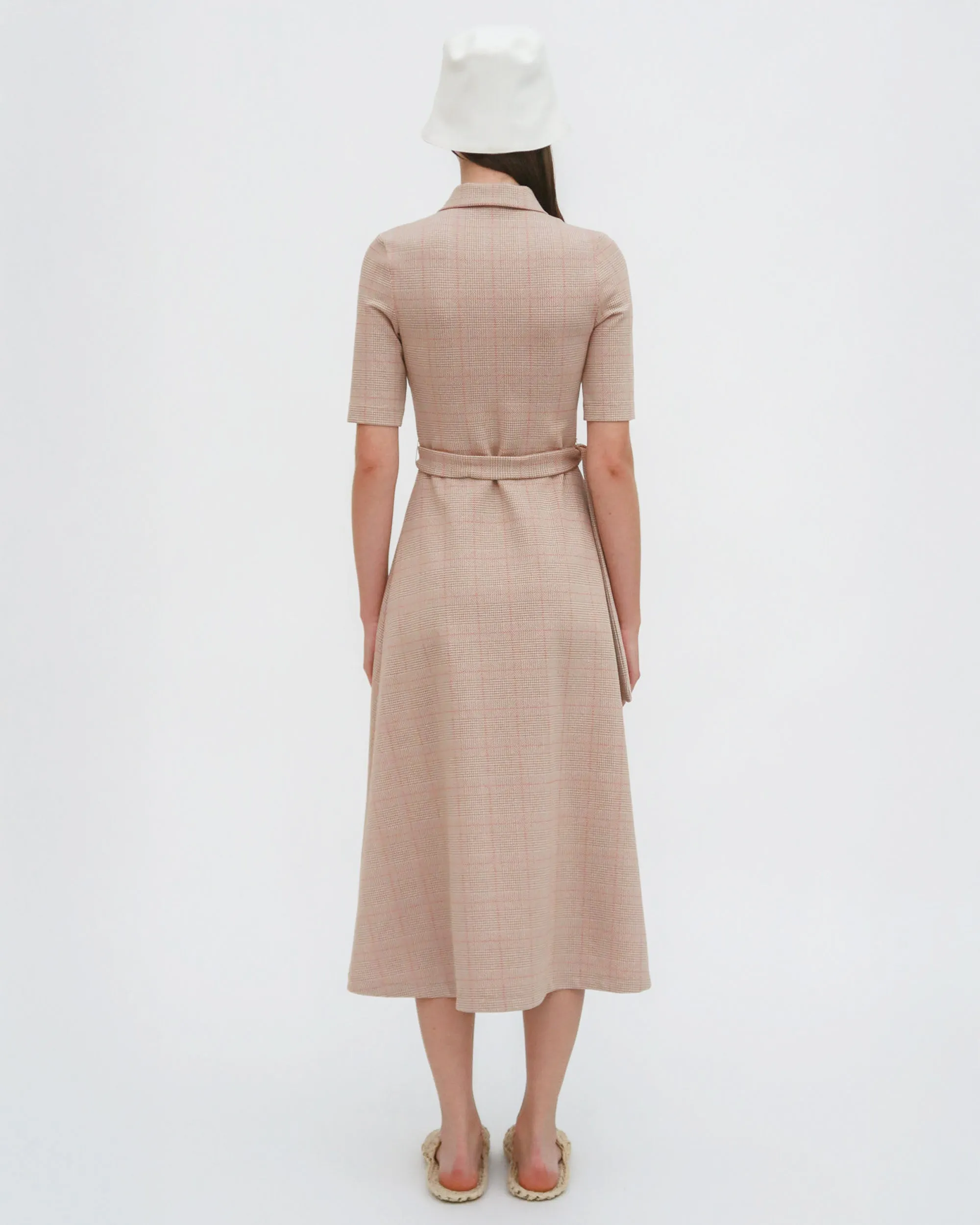 POLO DRESS - PLAID