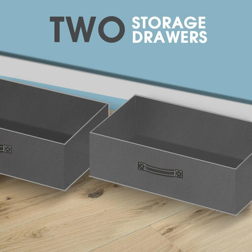 Portable Wardrobe Clothes Closet Storage Cabinet Organiser Unit Shelf