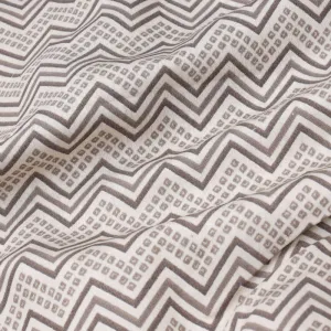 Powder White Cotton Fabric With Floral Printed Pattern