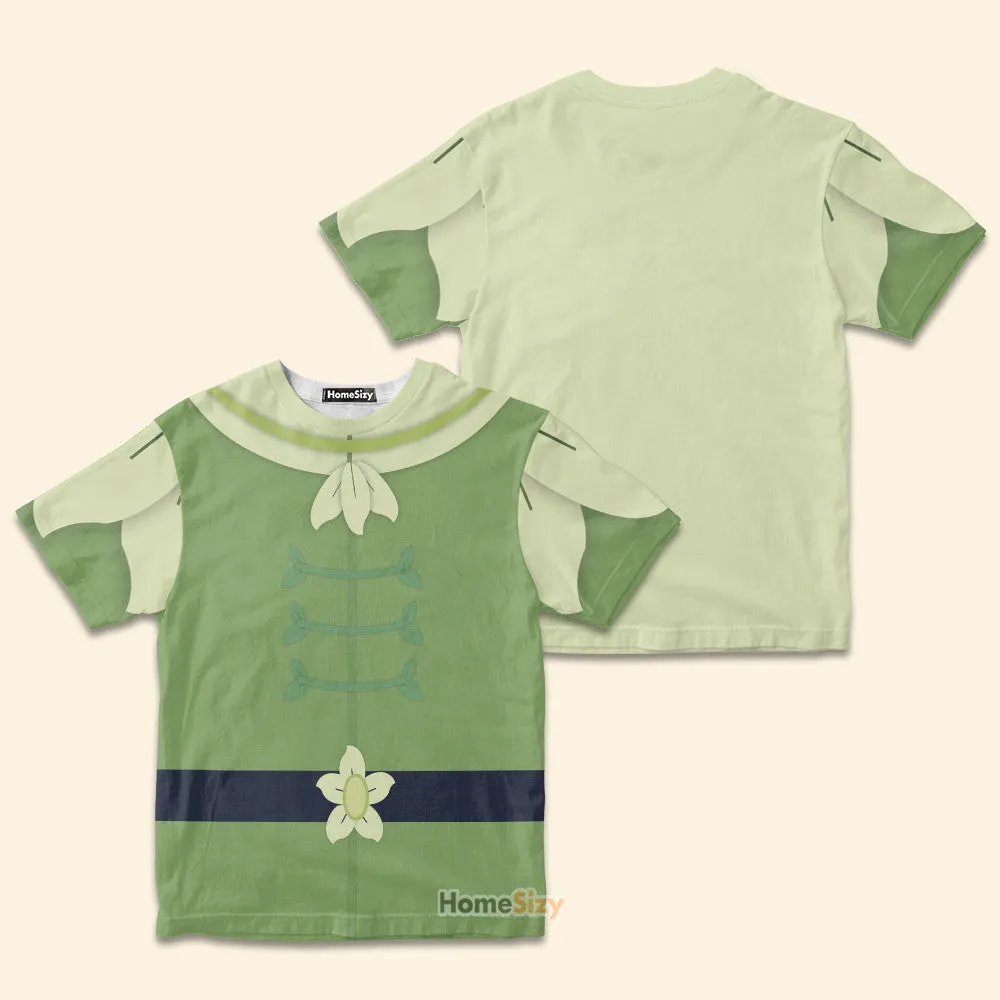 Prince Naveen The Princess And The Frog Cosplay Costume - Kid Tshirt