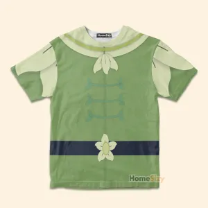 Prince Naveen The Princess And The Frog Cosplay Costume - Kid Tshirt