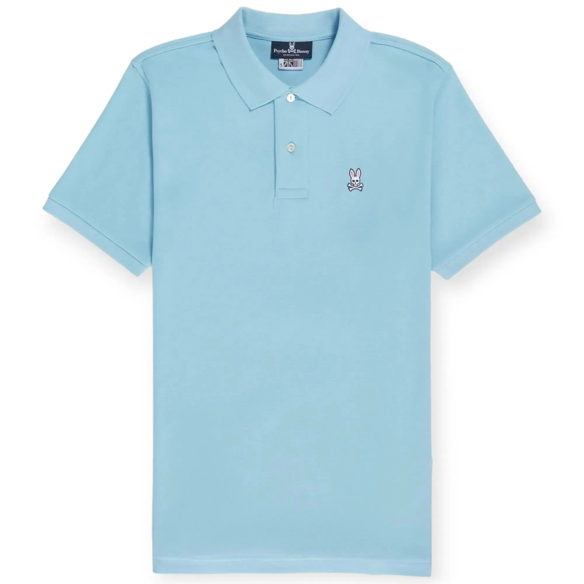 Psycho Bunny Men Classic Pique Polo (Sky Blue)