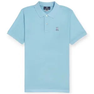 Psycho Bunny Men Classic Pique Polo (Sky Blue)