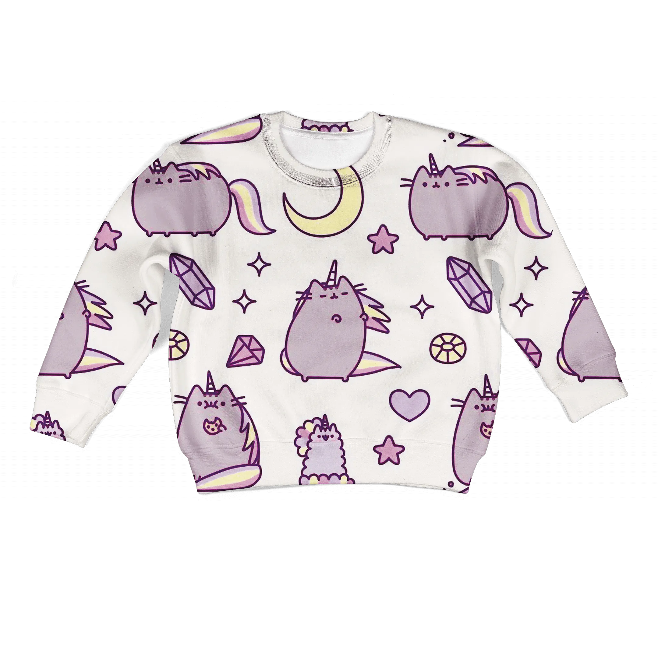 Pusheen Cat Unicorn Custom Cosplay Hoodie Tshirt QT211013