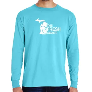"Fresh Coast" Men's Stonewashed Long Sleeve T-Shirt