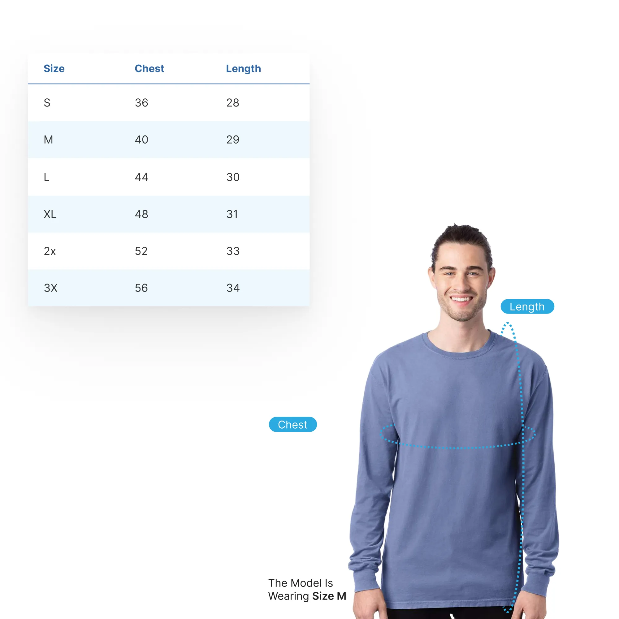 "Fresh Coast" Men's Stonewashed Long Sleeve T-Shirt