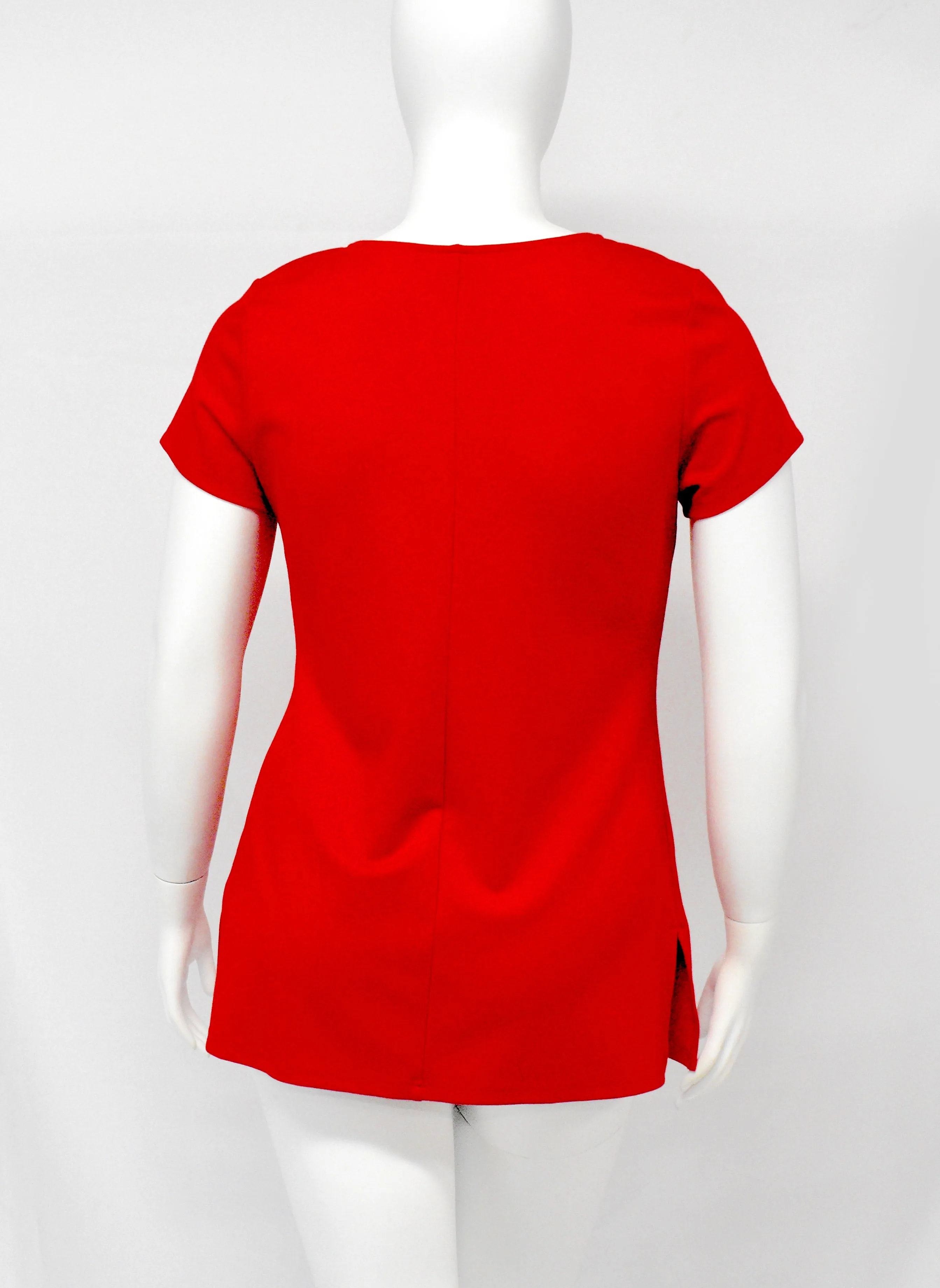 Rapheeze Red Chai Top Blouse