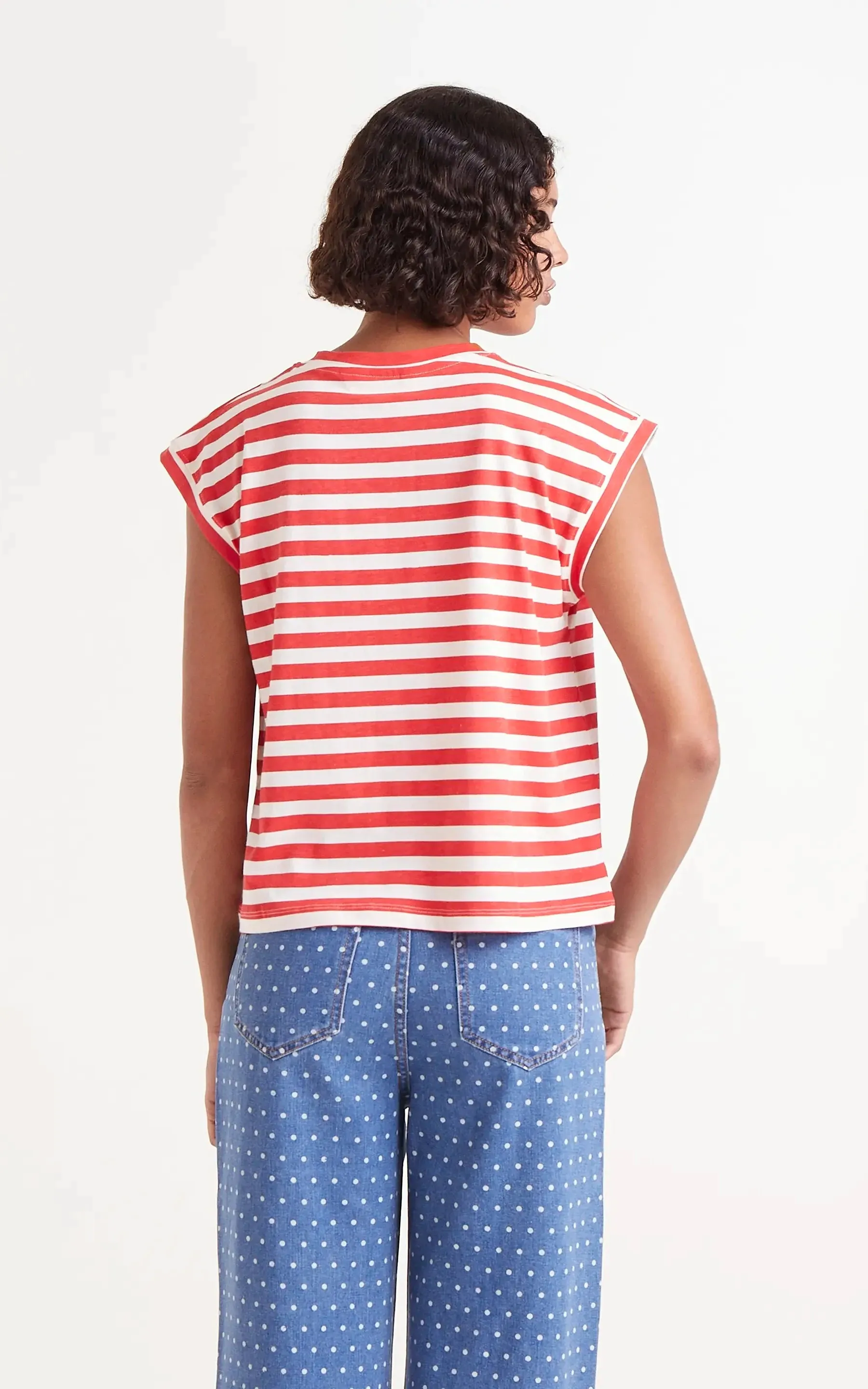Red Striped Tank Top