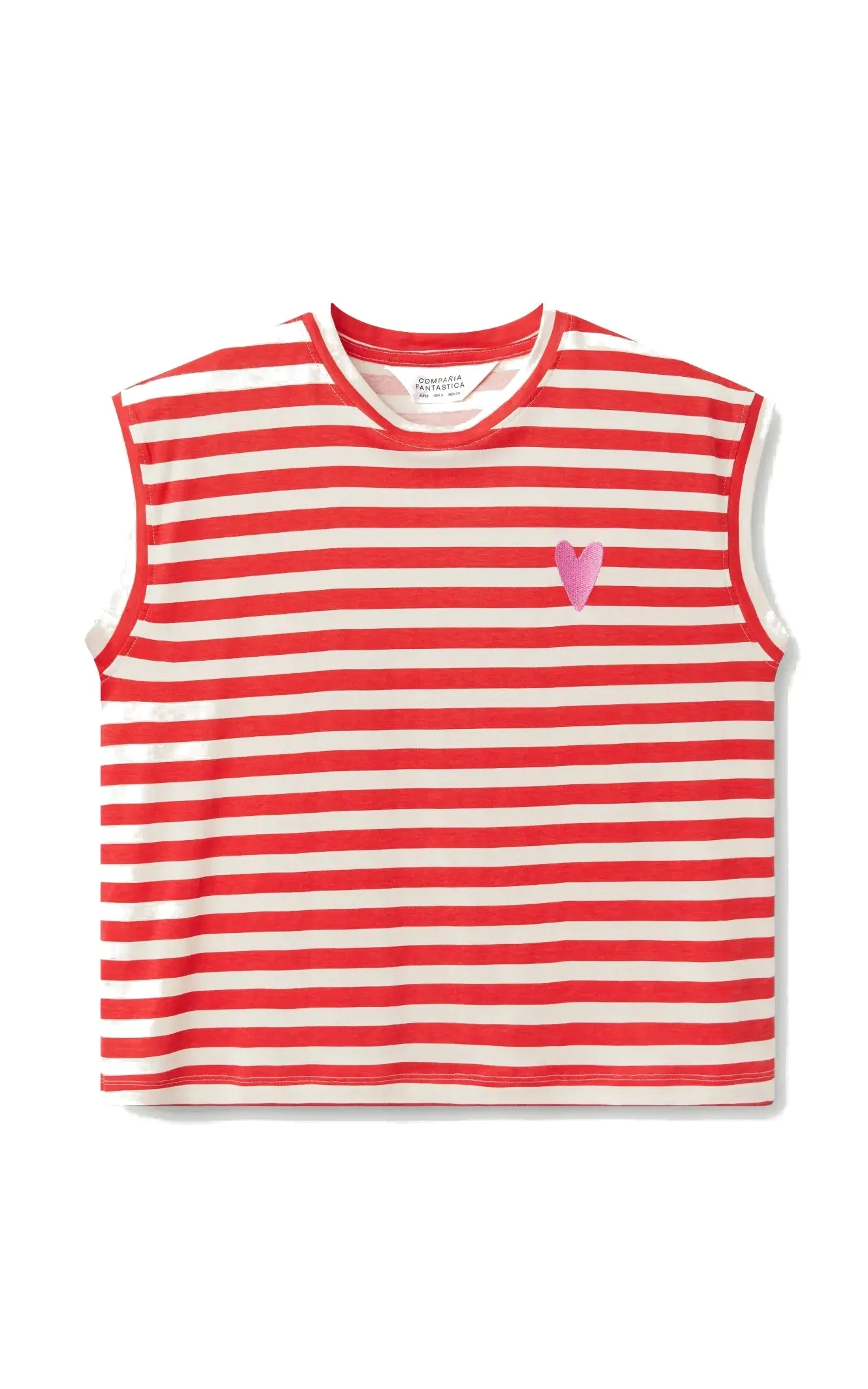 Red Striped Tank Top