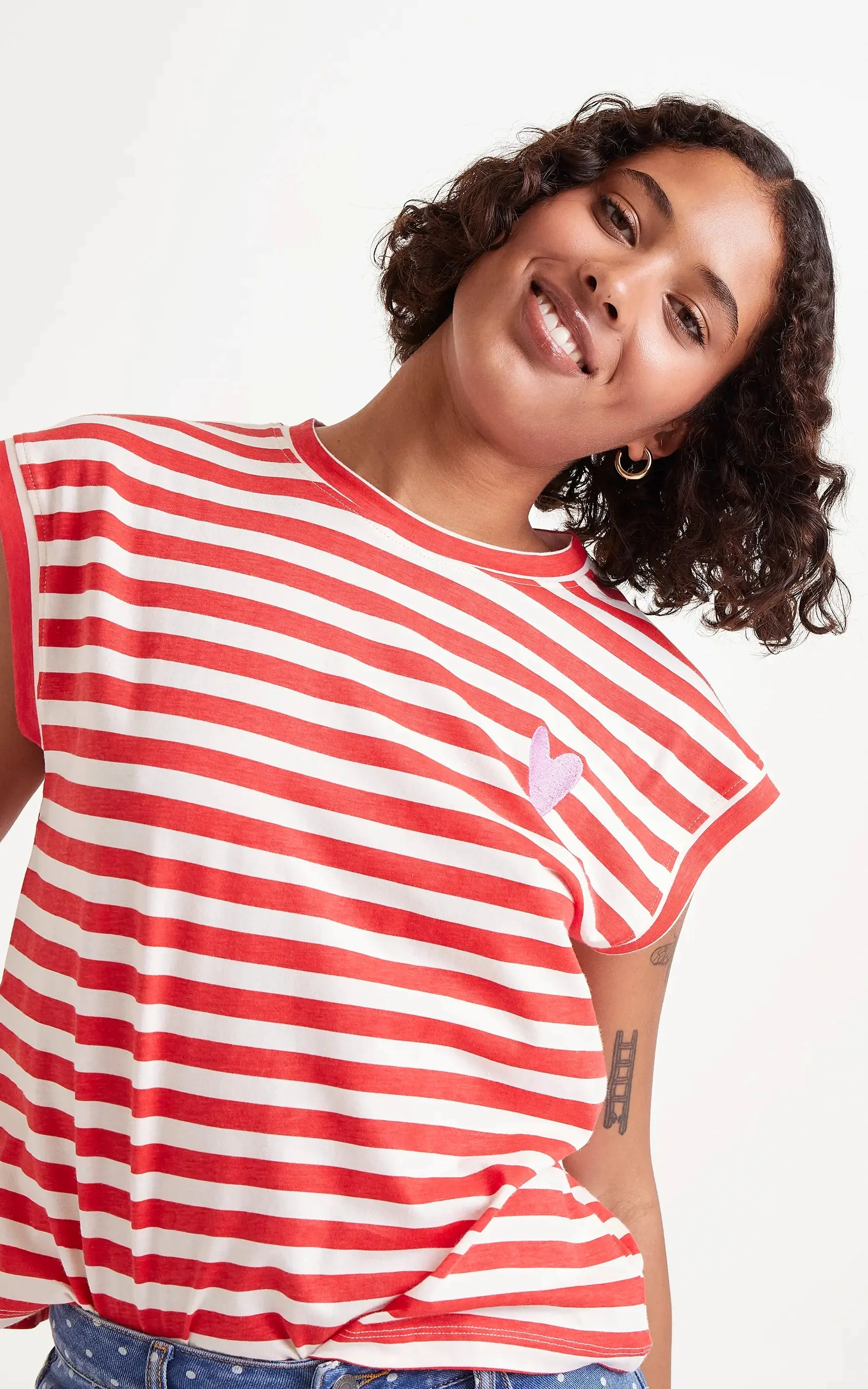 Red Striped Tank Top