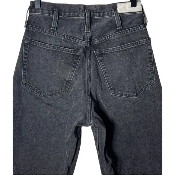 RE/DONE High Rise Tapered‎ Jeans Black 26
