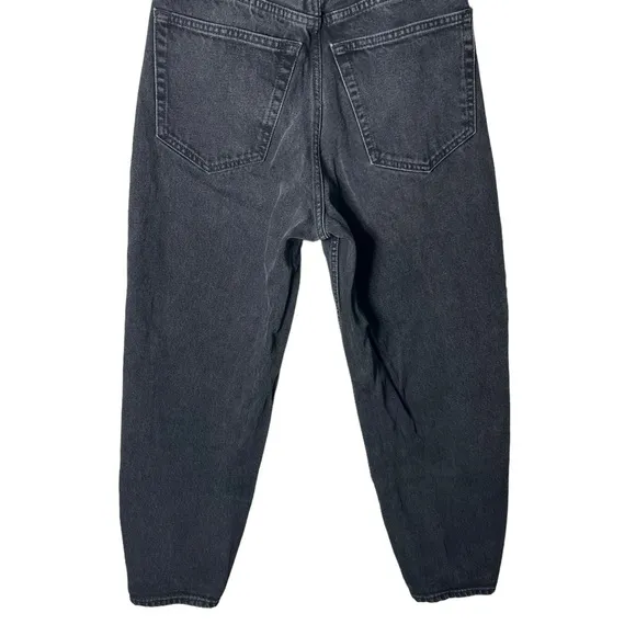 RE/DONE High Rise Tapered‎ Jeans Black 26