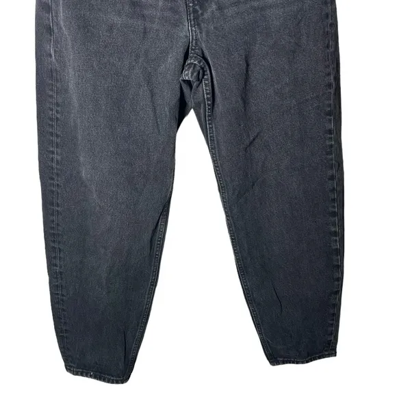 RE/DONE High Rise Tapered‎ Jeans Black 26