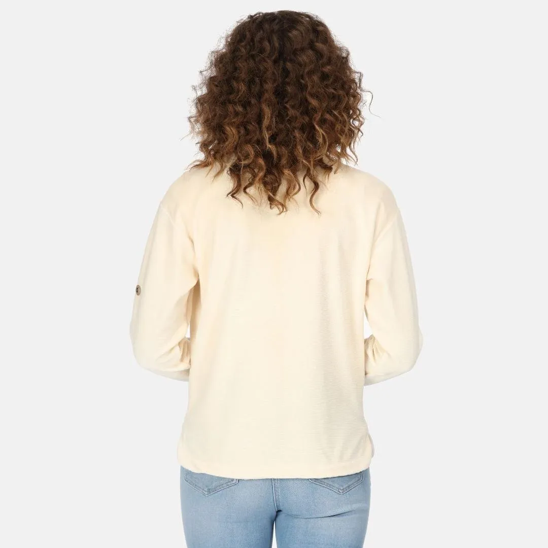 Regatta Women's Jessalyn Velour Full Zip Fleece - Light Vanilla