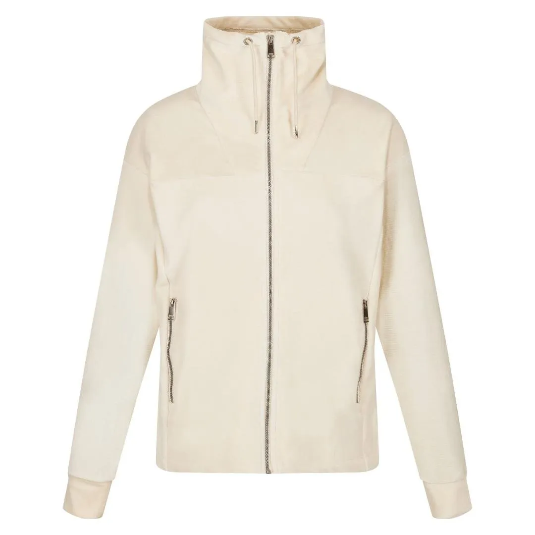 Regatta Women's Jessalyn Velour Full Zip Fleece - Light Vanilla