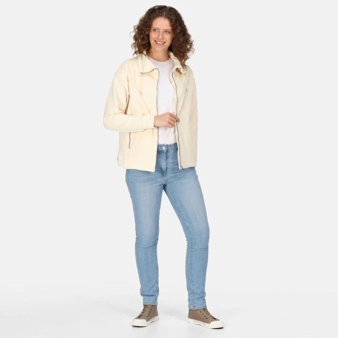 Regatta Women's Jessalyn Velour Full Zip Fleece - Light Vanilla