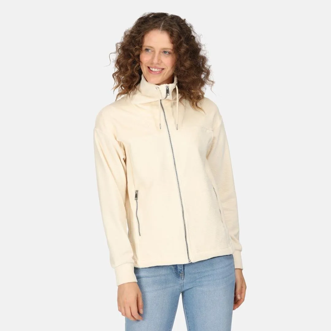Regatta Women's Jessalyn Velour Full Zip Fleece - Light Vanilla