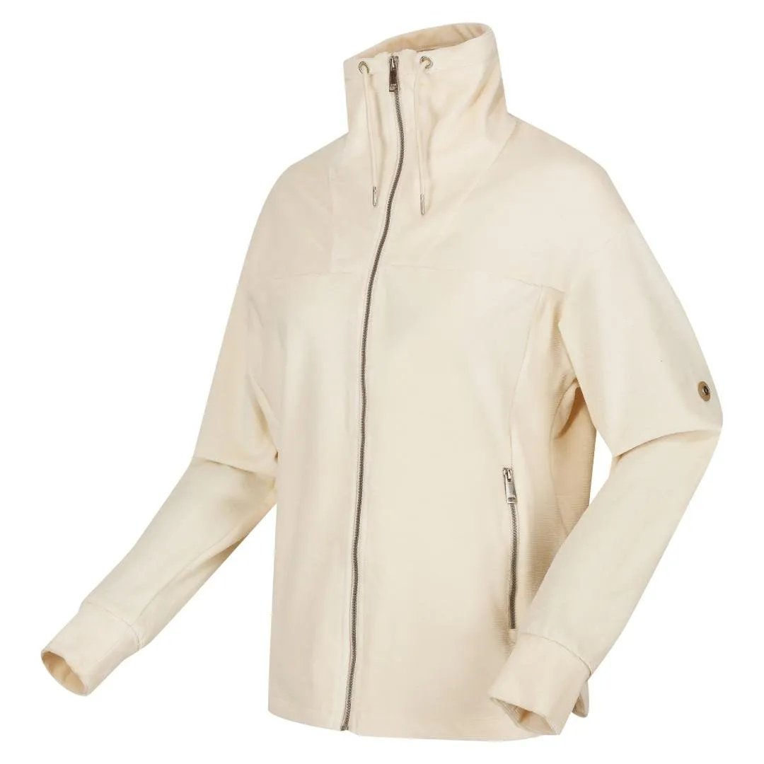 Regatta Women's Jessalyn Velour Full Zip Fleece - Light Vanilla