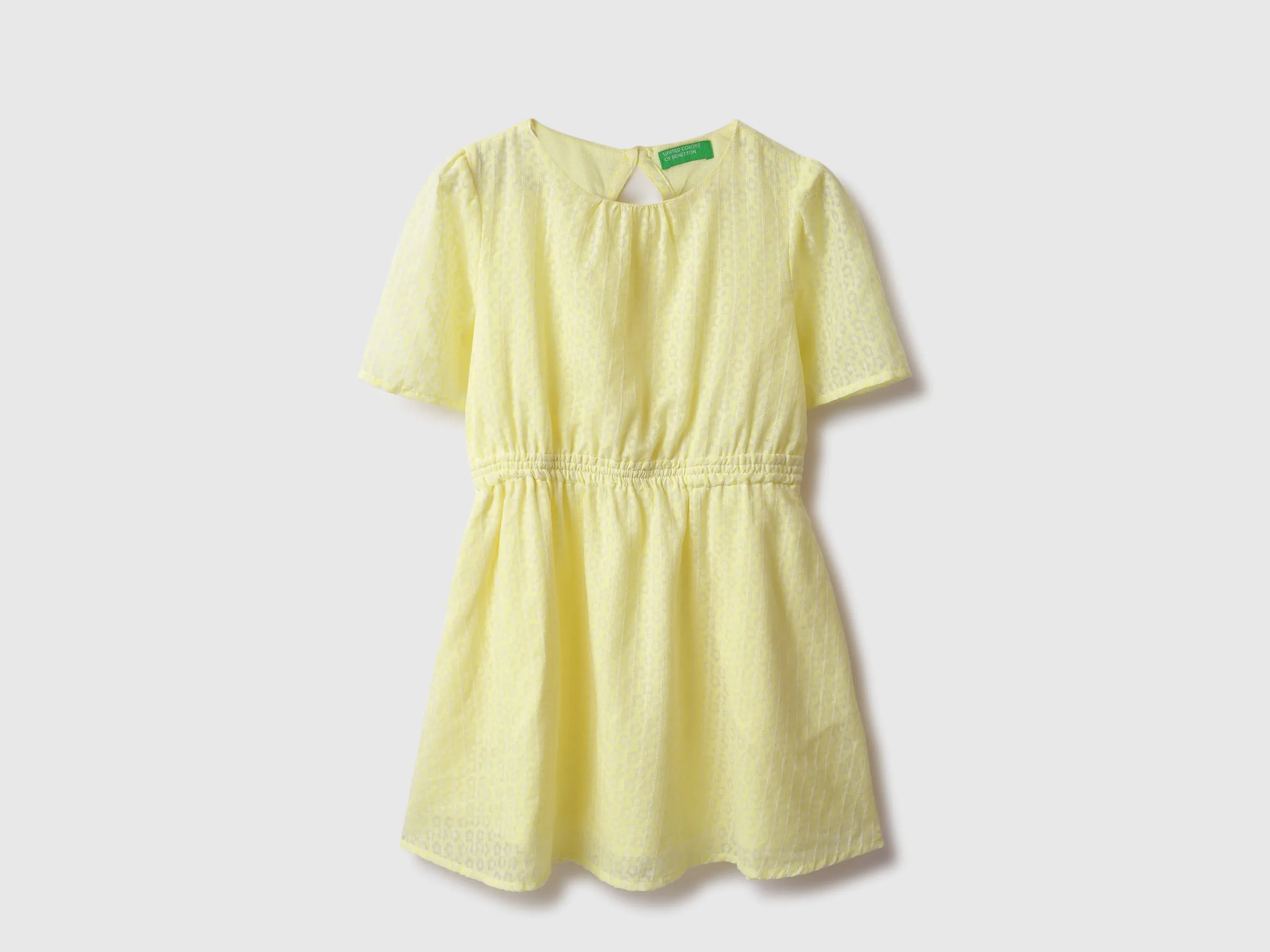 Regular Fit Round Neck Textured Dresses